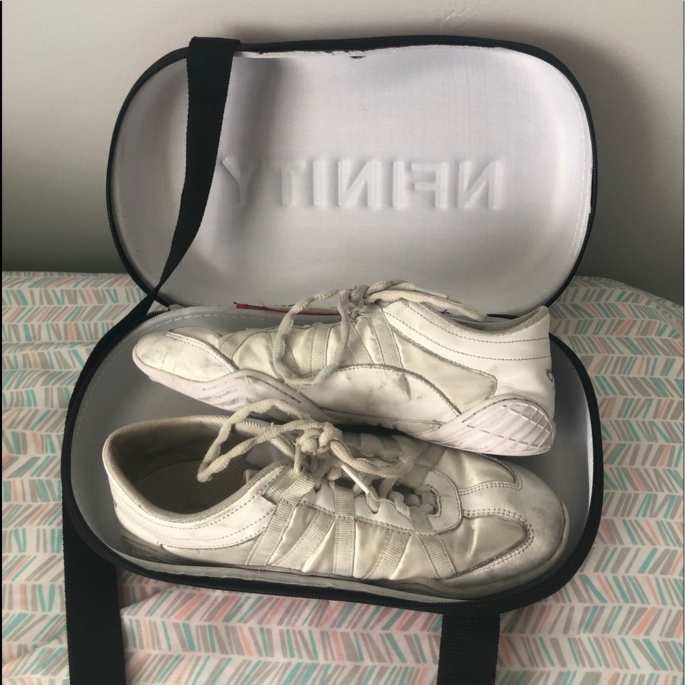 Nfinity Evolution Cheer Shoes and Case!